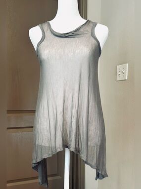Olmar & Mirta Archive Draped Asymmetrical Tank Top IT 44 Rick Owens Era
